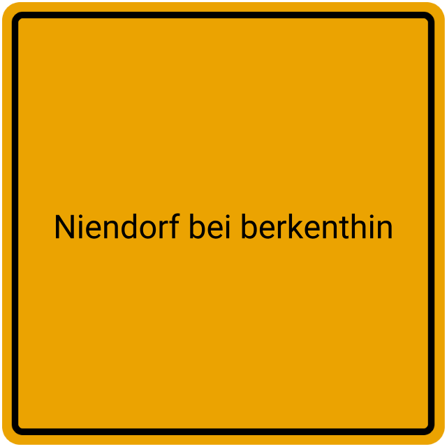 Meldebestätigung Niendorf bei Berkenthin